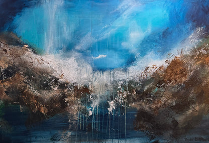 "Sjøsidens nyanser" 70x100 cm
