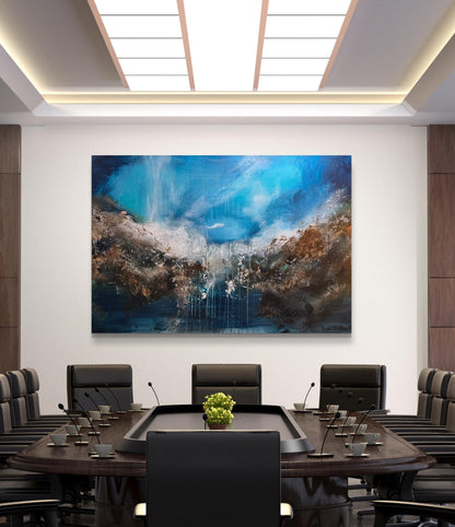 "Sjøsidens nyanser" 70x100 cm