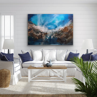 "Sjøsidens nyanser" 70x100 cm