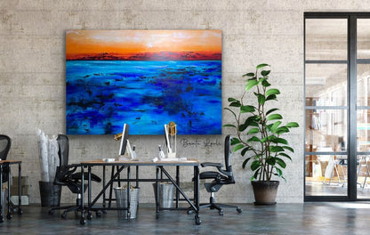 "Sunset" 100x150 cm