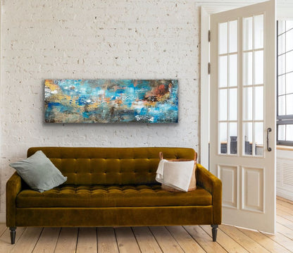"Ved vannet" 40x120 cm