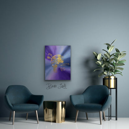 "Abstrakt akrylmaleri #19" 80x60 cm