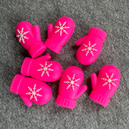 Maskestopper i silikon med rosa votter