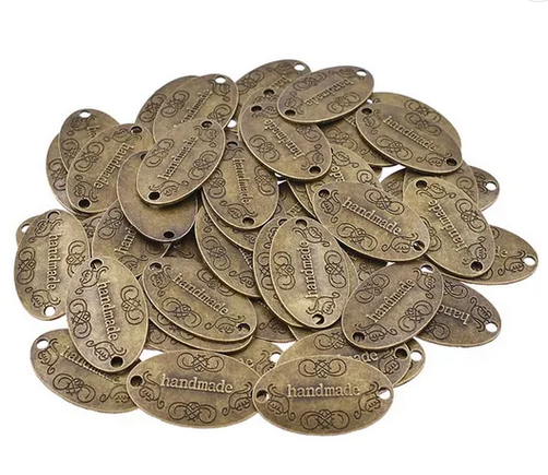 Metallmerke "Handmade"