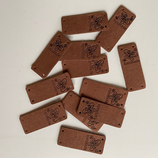 Skinnlapp "handmade" mørkebrun